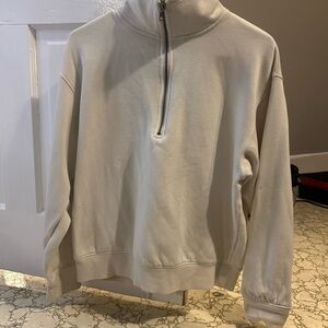 Universal Thread White Zip-Up Sweater
